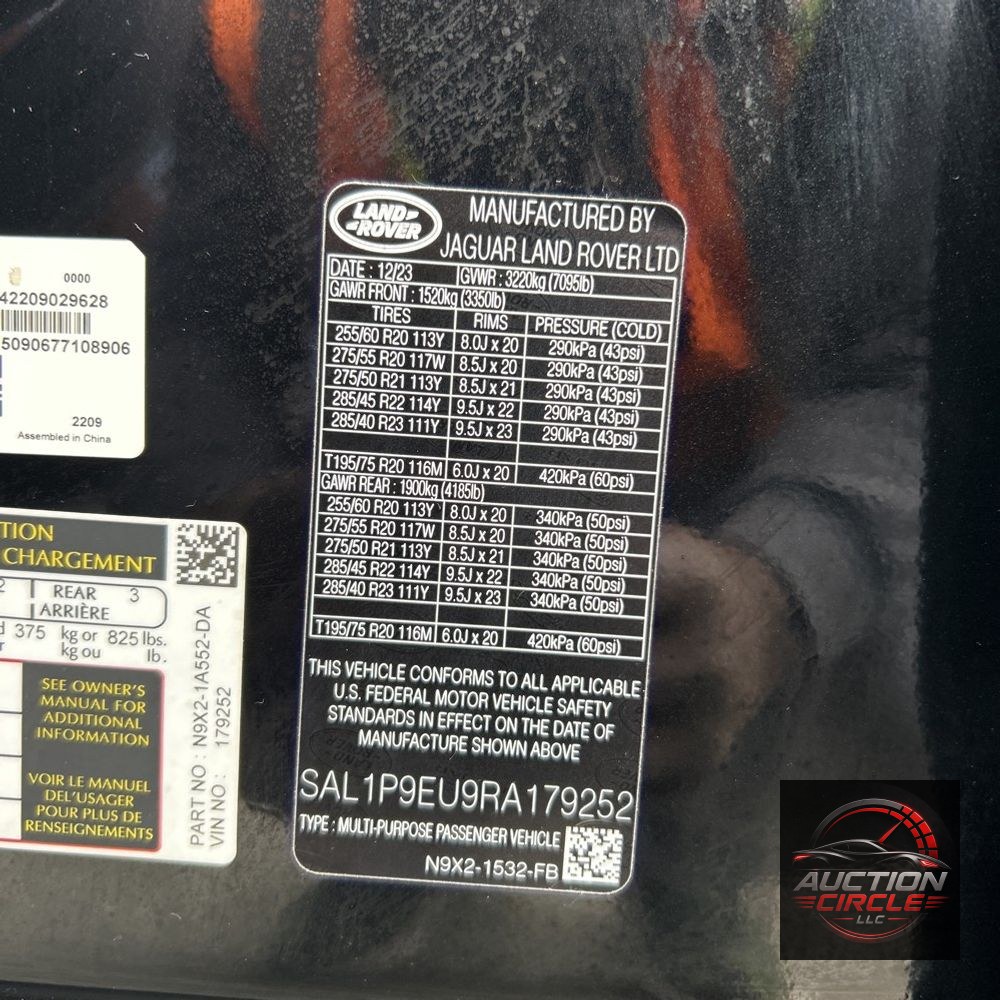 2024 Land Rover Range Rover Sport SE P360