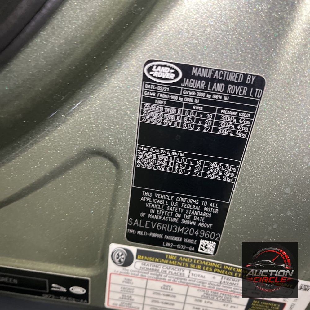 2021 Land Rover Defender 90 First Edition