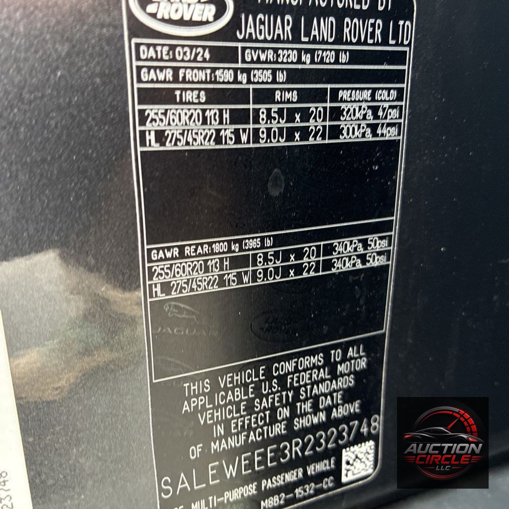 2024 Land Rover Defender 110 Carp Ed V8 P525