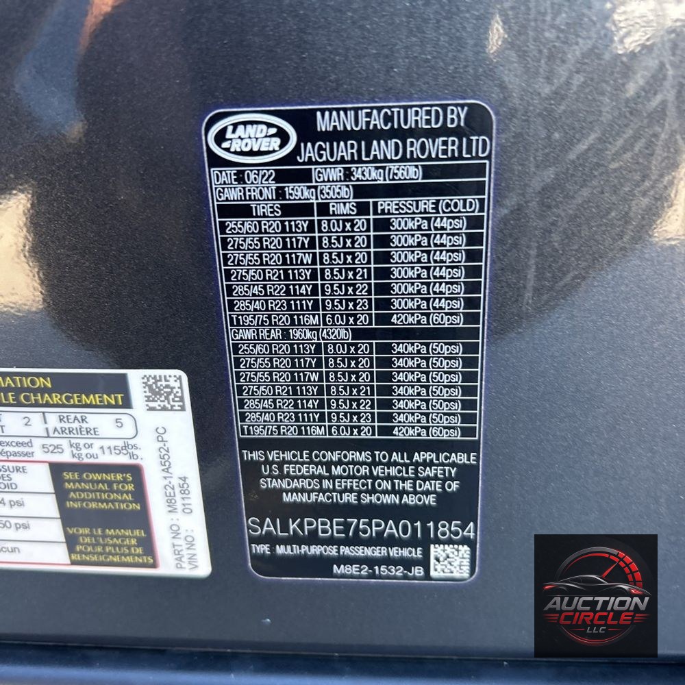 2023 Land Rover Range Rover P530 SE LWB