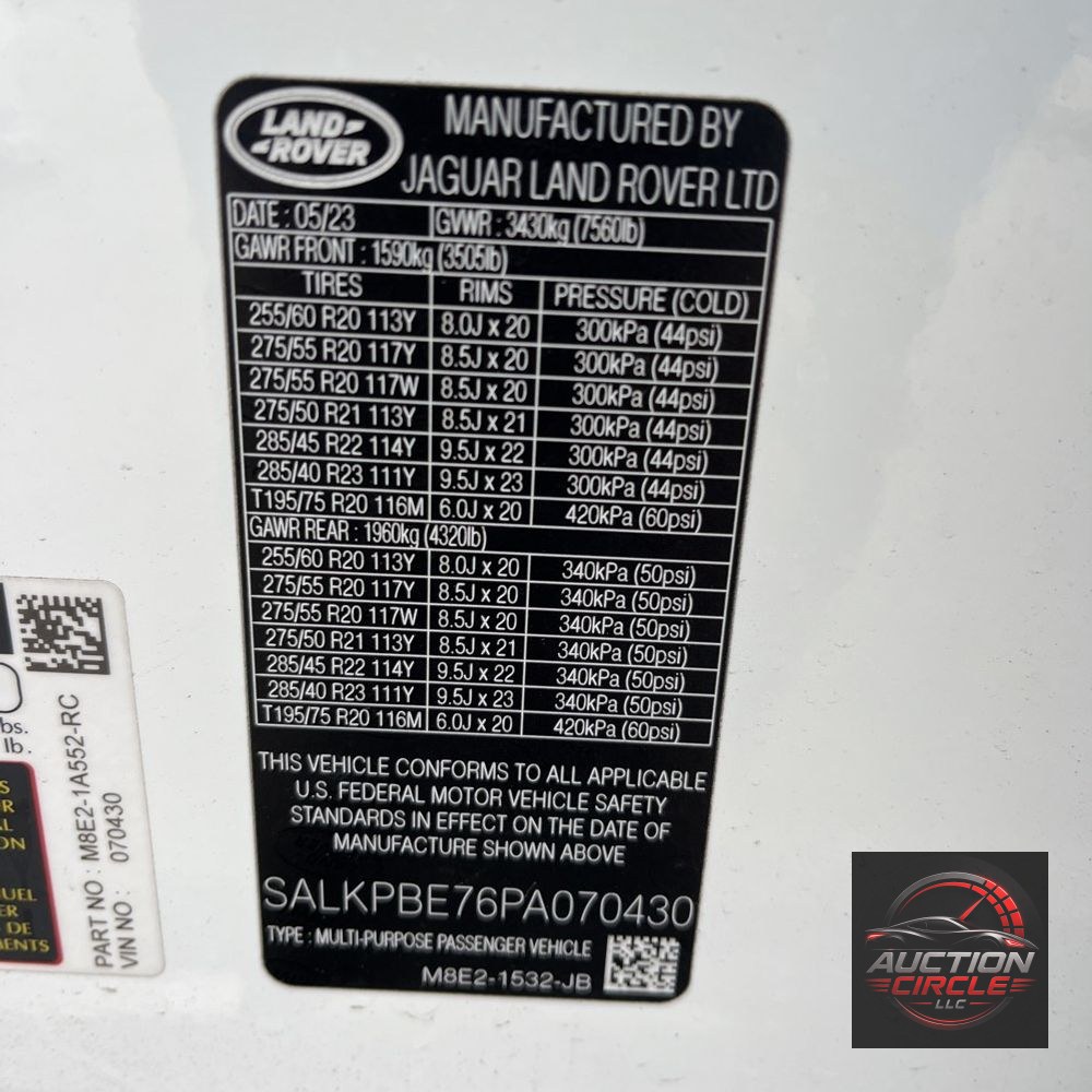 2023 Land Rover Range Rover SE