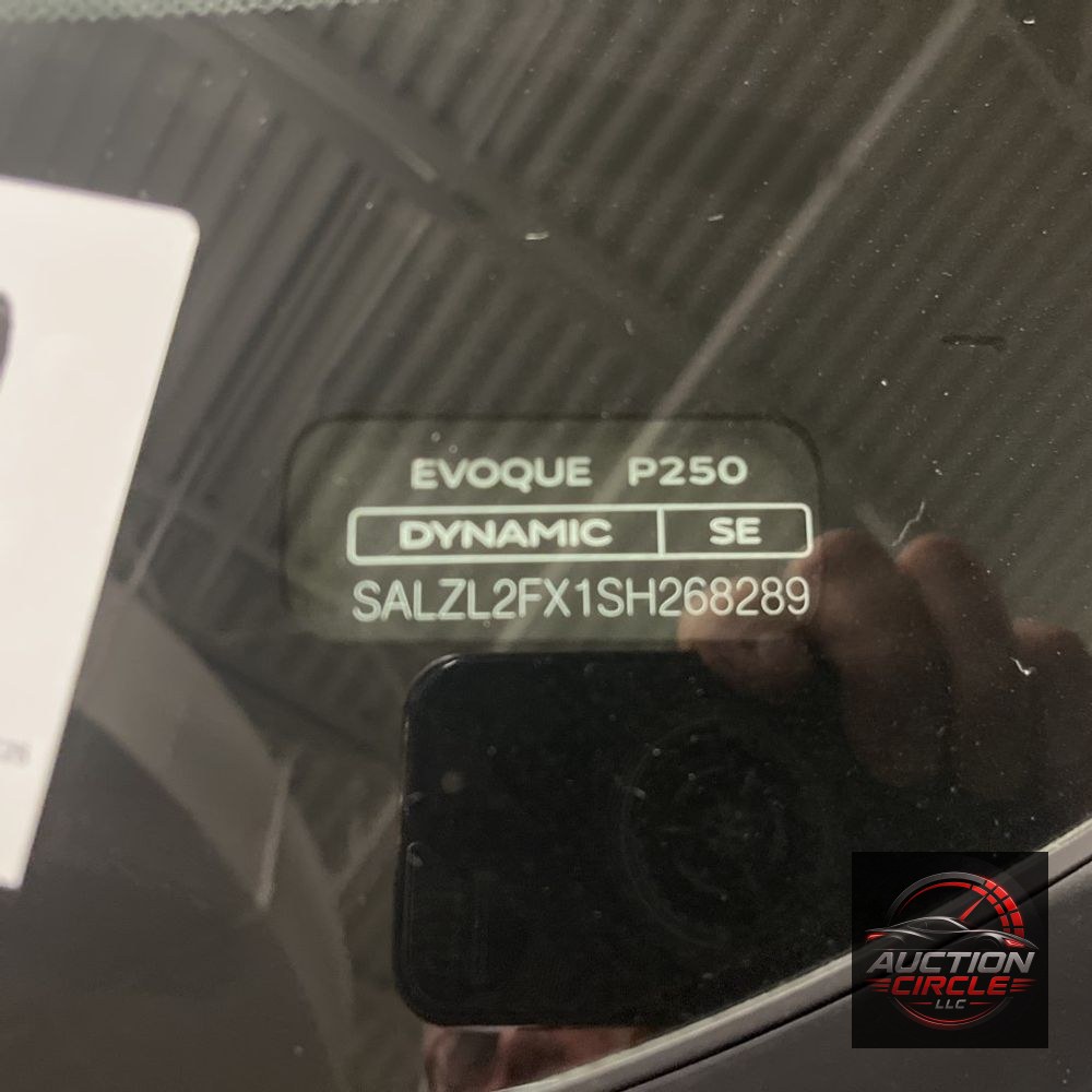 2025 Land Rover Range Rover Evoque Dynamic SE P250