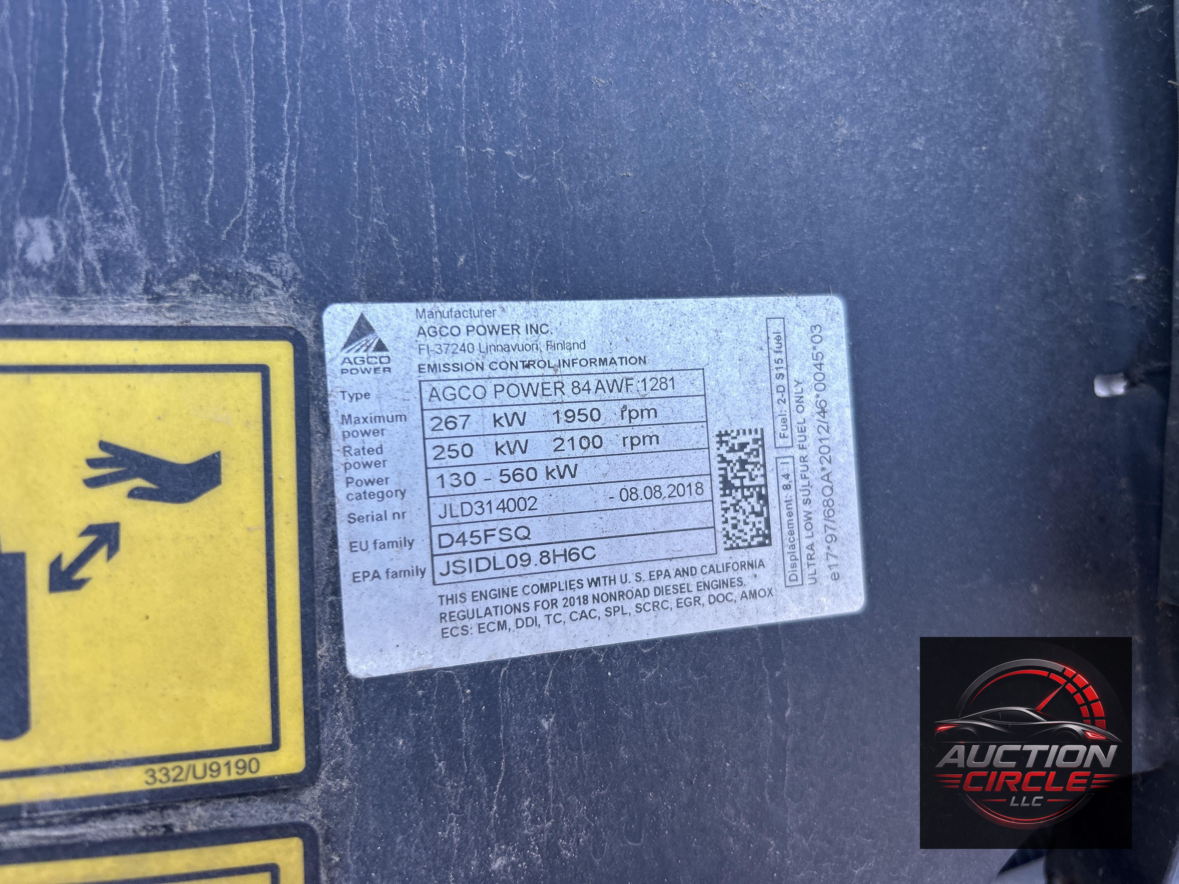 2018 Jcb Fastrac 8330