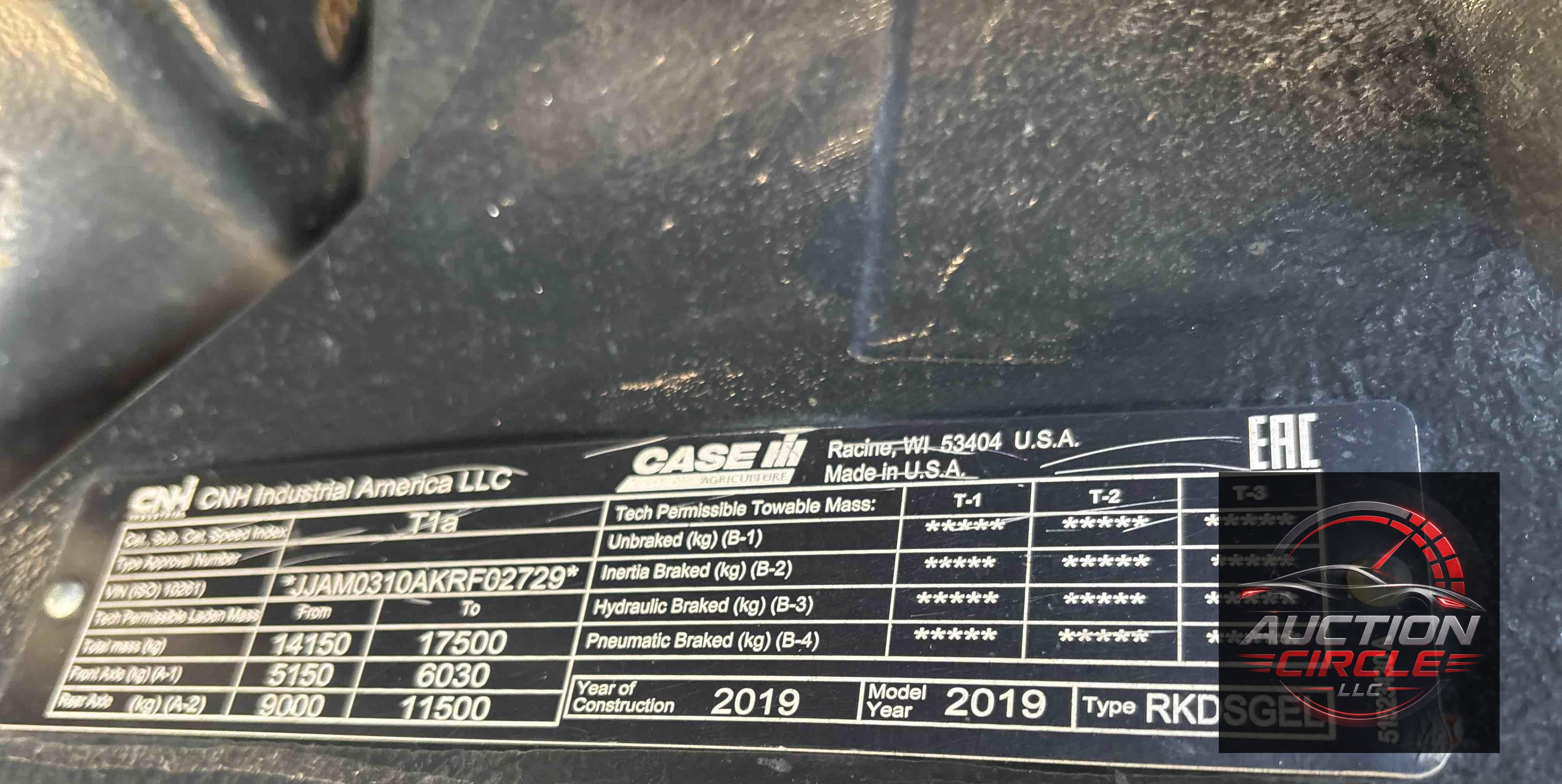 2019 Case IH Magnum 310