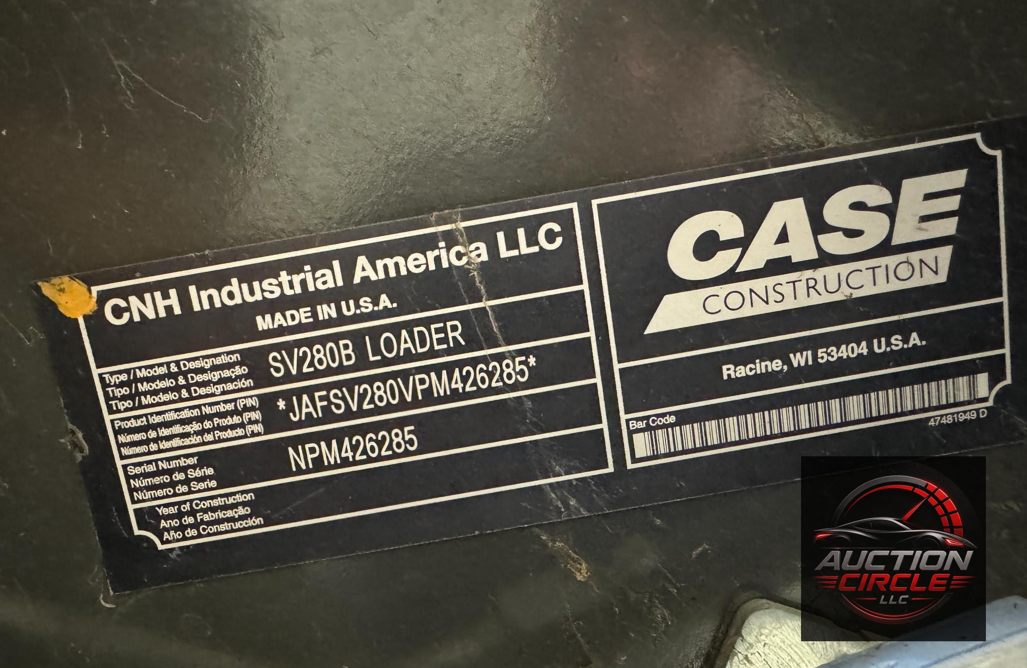 2023 Case SV280B