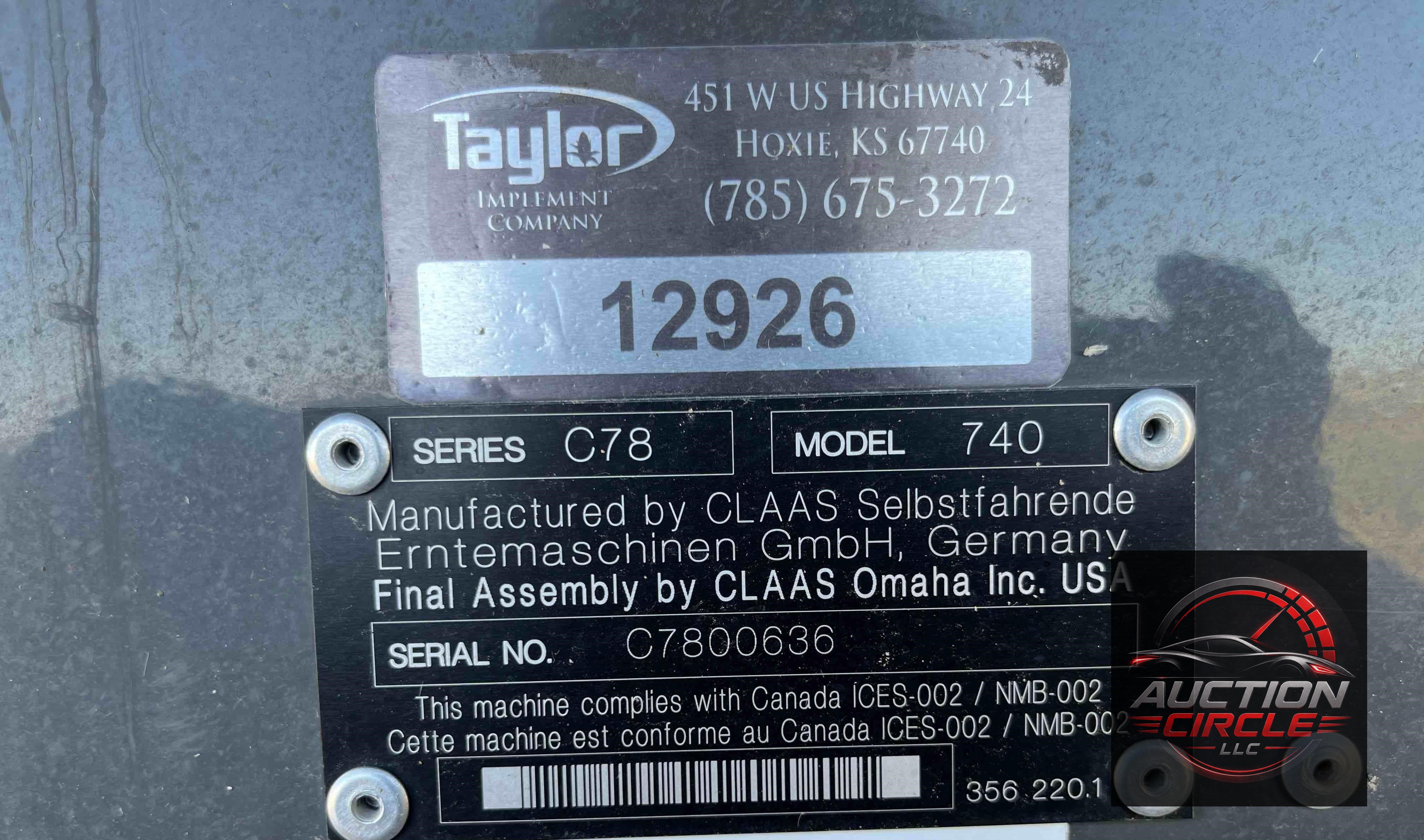 2019 Claas Lexion 740TT