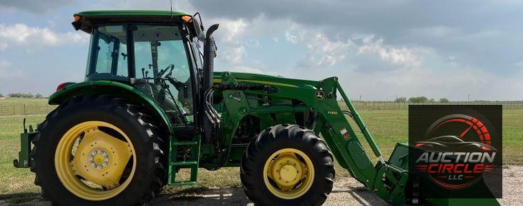 2014 John Deere 6140D MFWD tractor