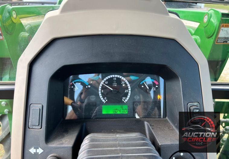 2014 John Deere 6140D MFWD tractor