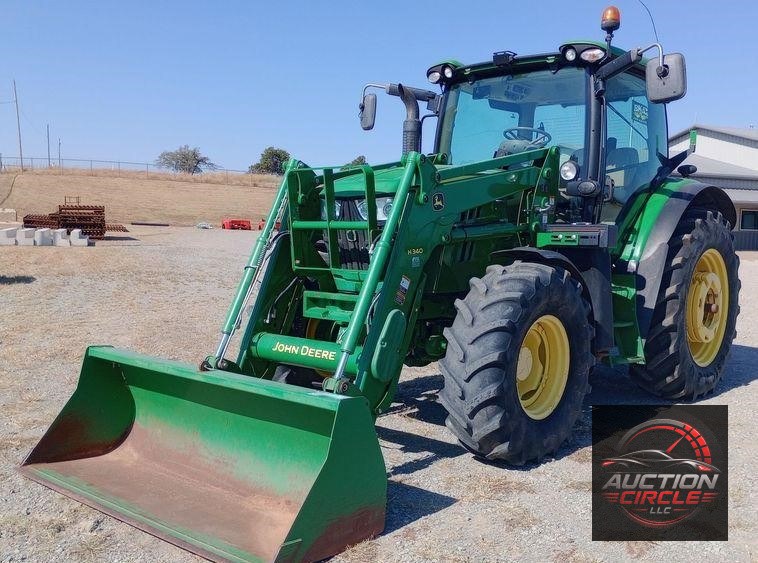 2015 John Deere 6125R MFWD tractor