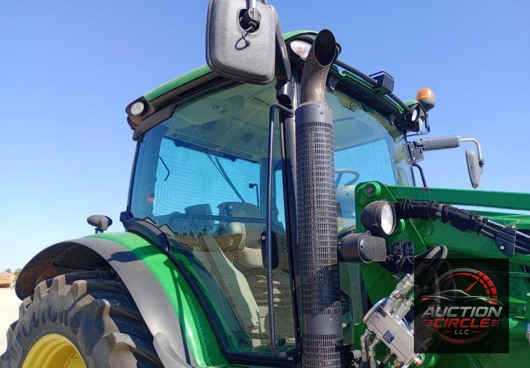 2015 John Deere 6125R MFWD tractor