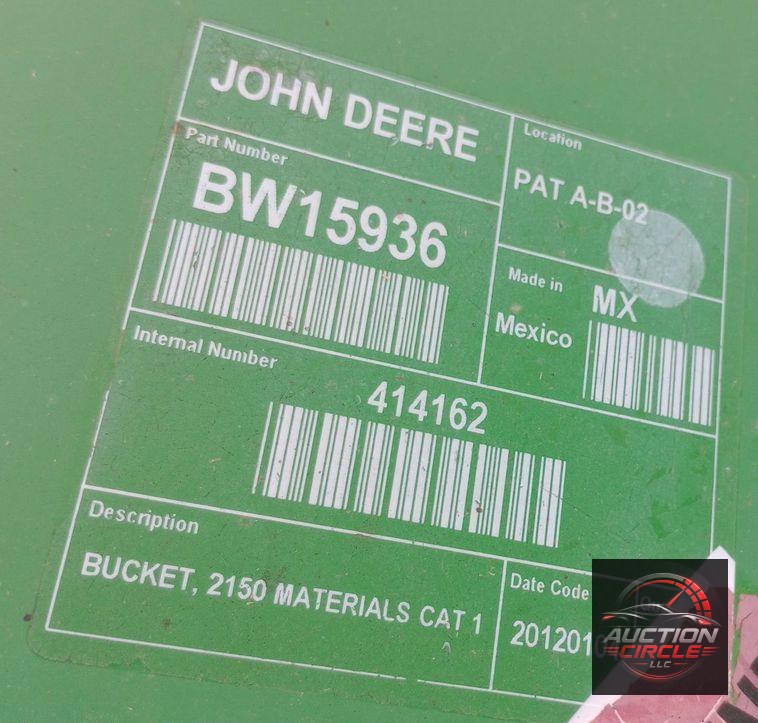 2015 John Deere 6125R MFWD tractor