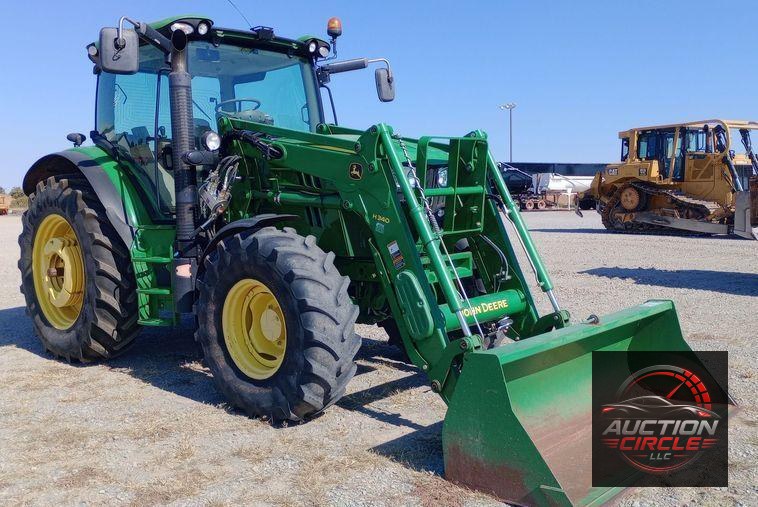 2015 John Deere 6125R MFWD tractor