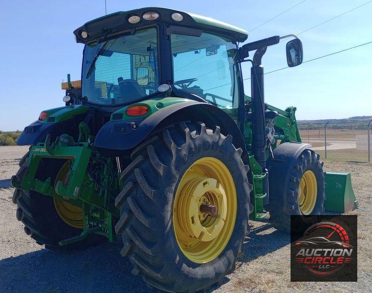 2015 John Deere 6125R MFWD tractor