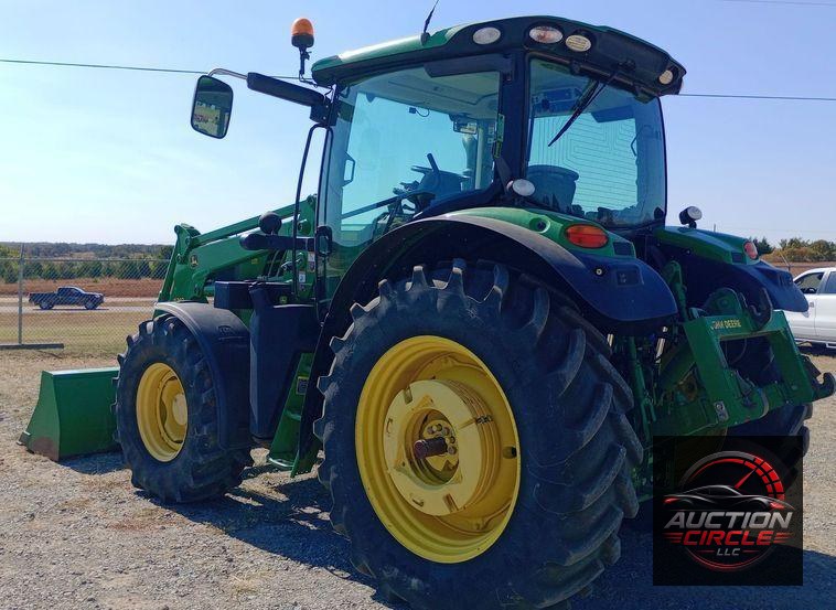 2015 John Deere 6125R MFWD tractor