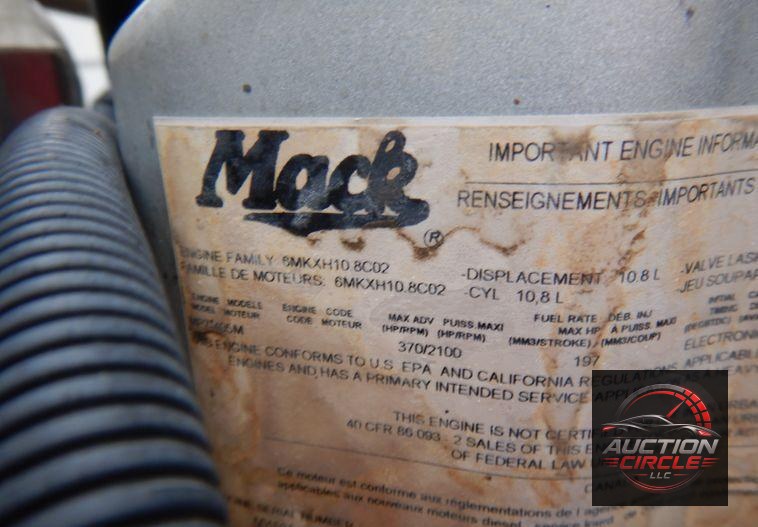 2007 Mack GU713  dump truck
