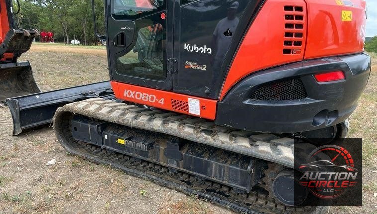 2022 Kubota KX080-4S2  mini excavator