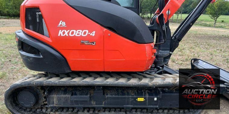 2022 Kubota KX080-4S2  mini excavator