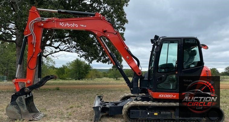 2022 Kubota KX080-4S2  mini excavator