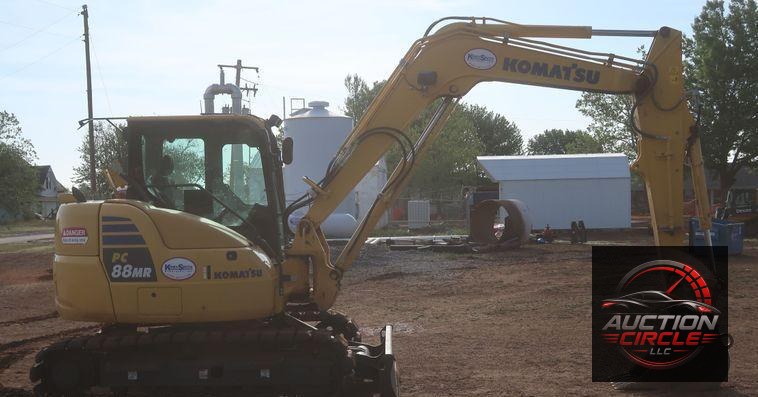2018 Komatsu PC88MR-10  mini excavator