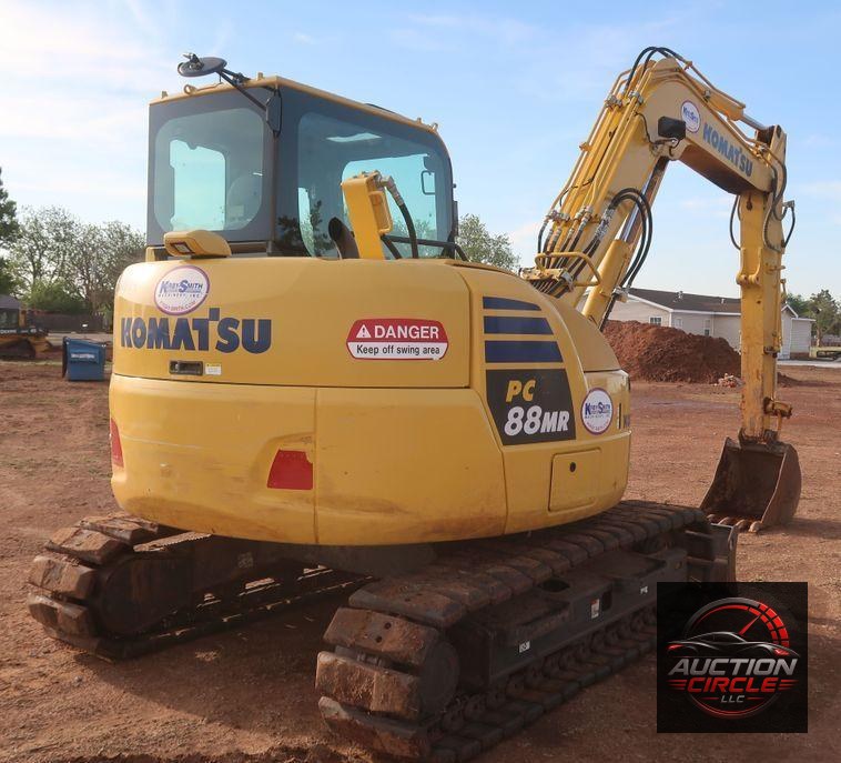 2018 Komatsu PC88MR-10  mini excavator