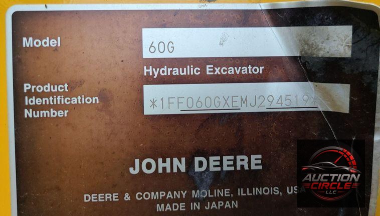 2021 John Deere 60G
