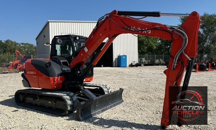 2020 Kubota  KX080-4S2 mini excavator