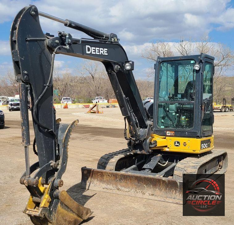2019 John Deere 50G  mini excavator
