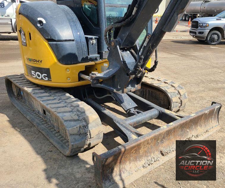 2019 John Deere 50G  mini excavator