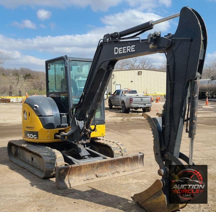 2019 John Deere 50G  mini excavator