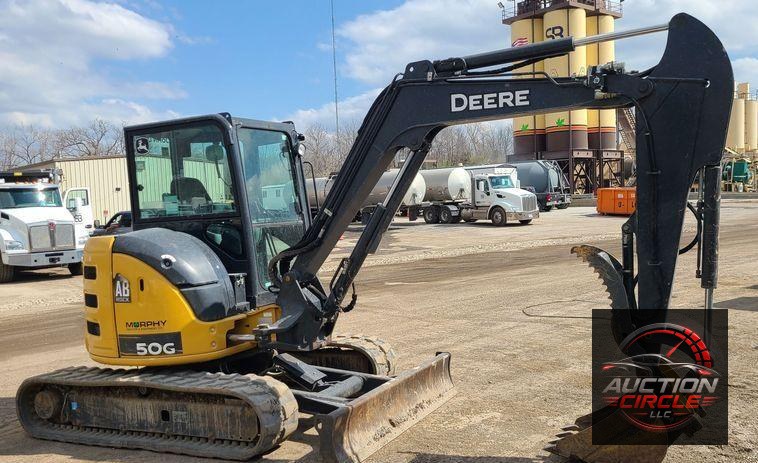 2019 John Deere 50G  mini excavator