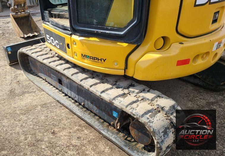 2019 John Deere 50G  mini excavator