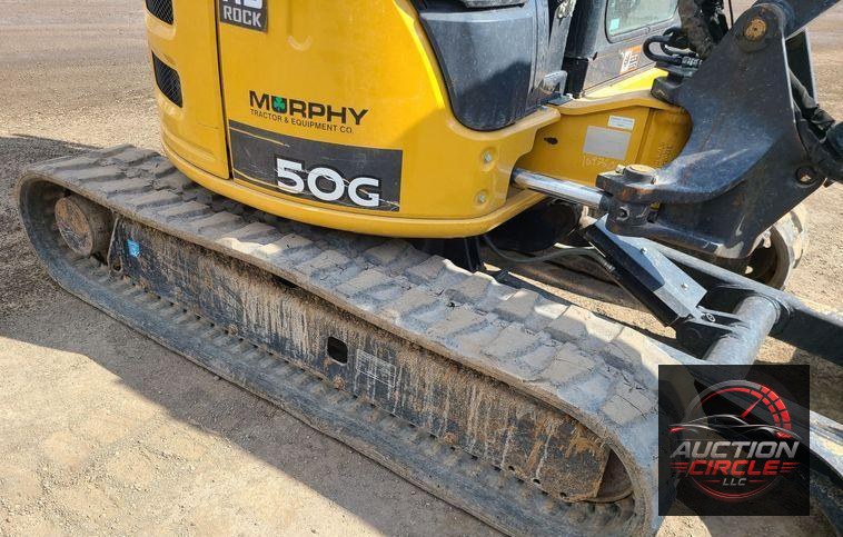 2019 John Deere 50G  mini excavator
