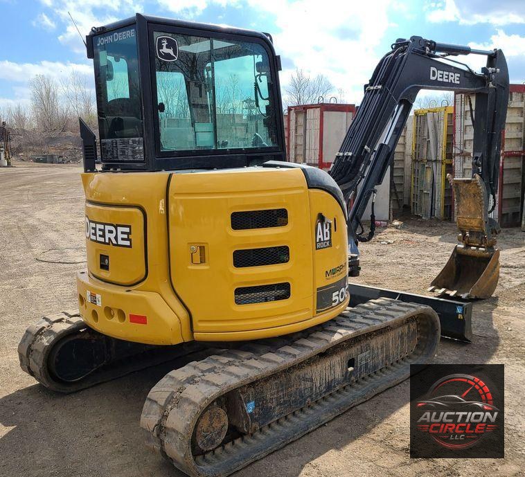 2019 John Deere 50G  mini excavator