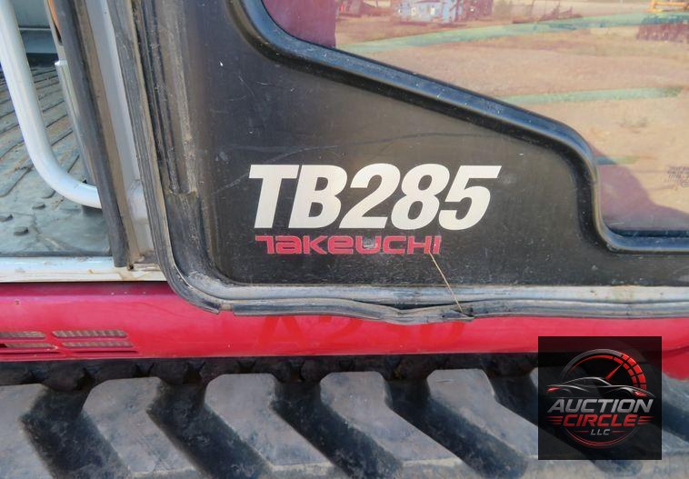 2013 Takeuchi TB285 mini excavator