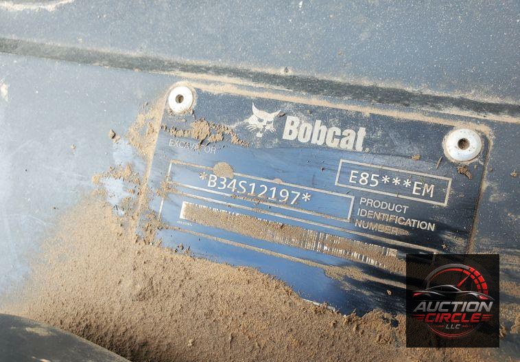 2015 Bobcat E85  mini excavator