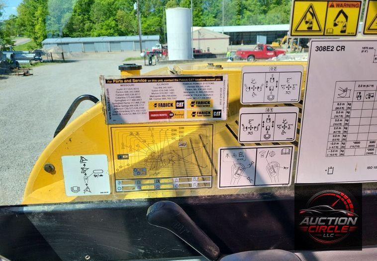 2014 Caterpillar 308E2 CR  mini excavator