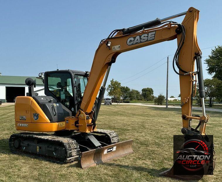 2017 Case CX80C mini excavator