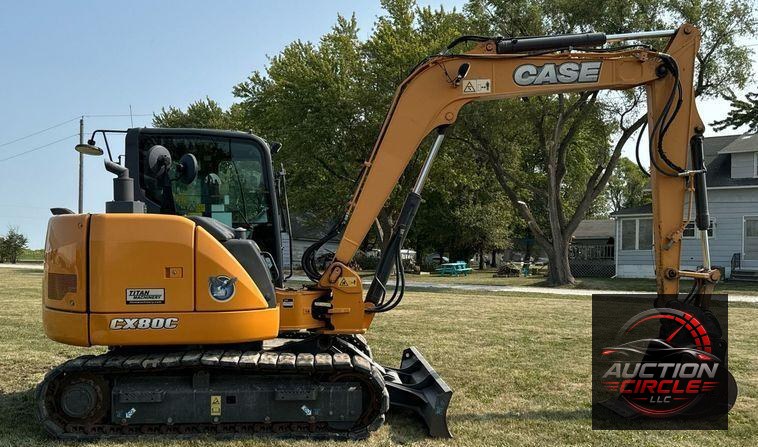 2017 Case CX80C mini excavator