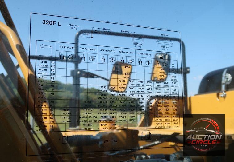 2017 Caterpillar 320F L  excavator