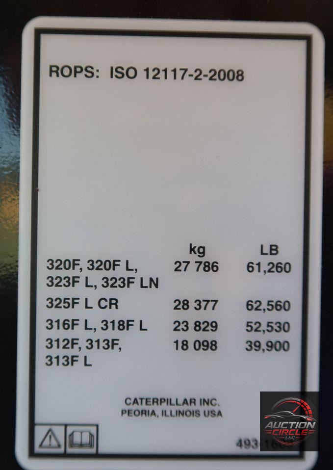 2017 Caterpillar 320F L  excavator