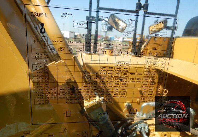2018 Caterpillar 330FL  excavator