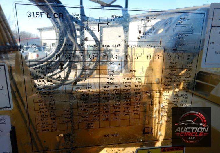 2018 Caterpillar 315FLCR  excavator