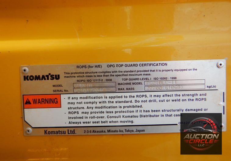 2018 Komatsu PC210LC-11  excavator