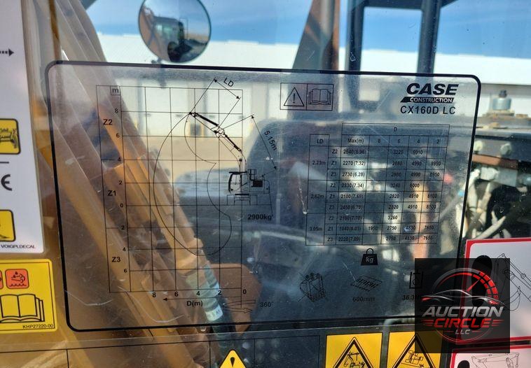 2016 Case CX160D  excavator