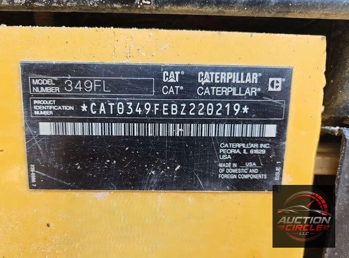 2018 Caterpillar  349FL excavator
