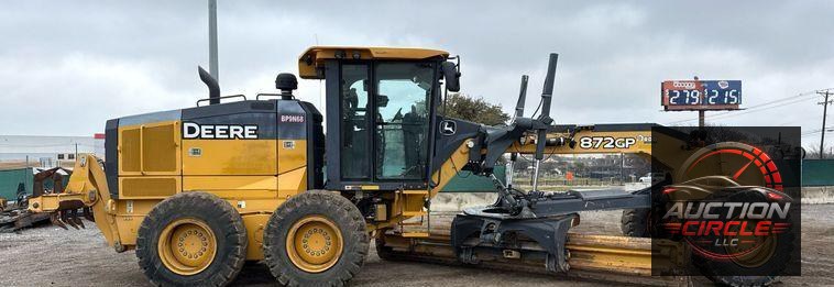 2015 John Deere 872GP motor grader