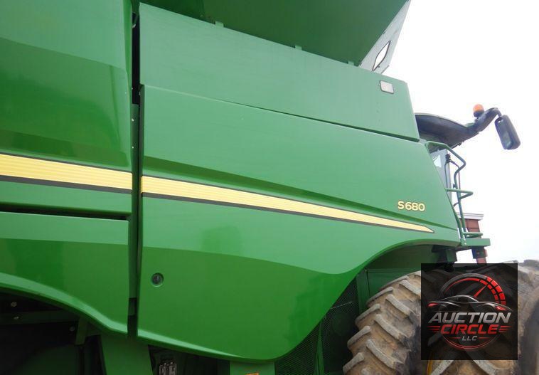 2017 John Deere S680S RWA combine