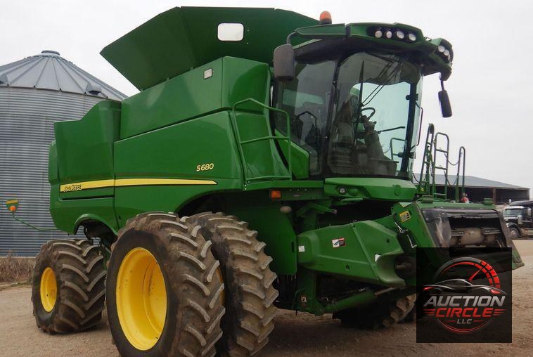 2017 John Deere S680S RWA combine