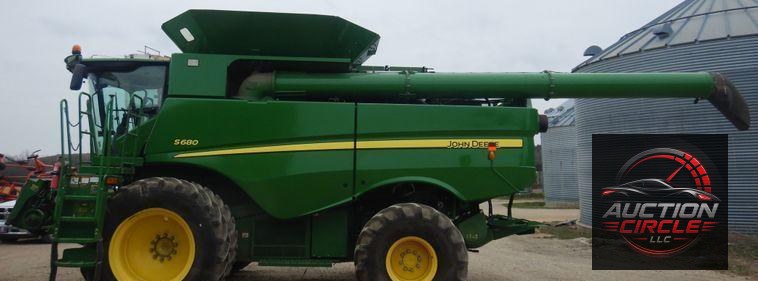 2017 John Deere S680S RWA combine