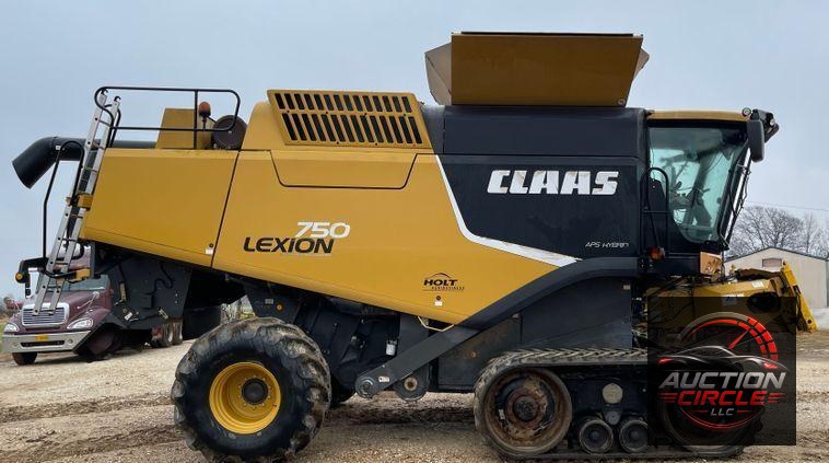 2012 Claas Lexion 750TT  RWA combine